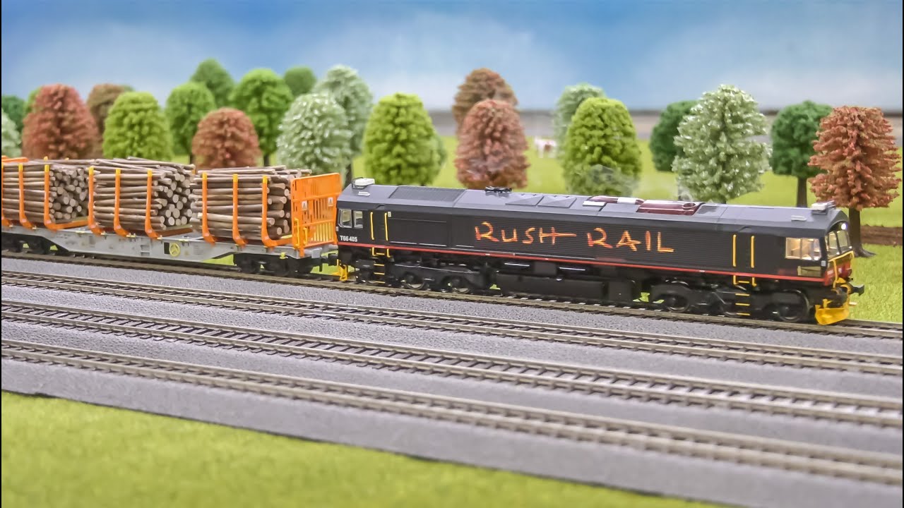 Amazing 1:87 H0 Scale Log Wagons Get Unboxed And Shunted For The First Time!