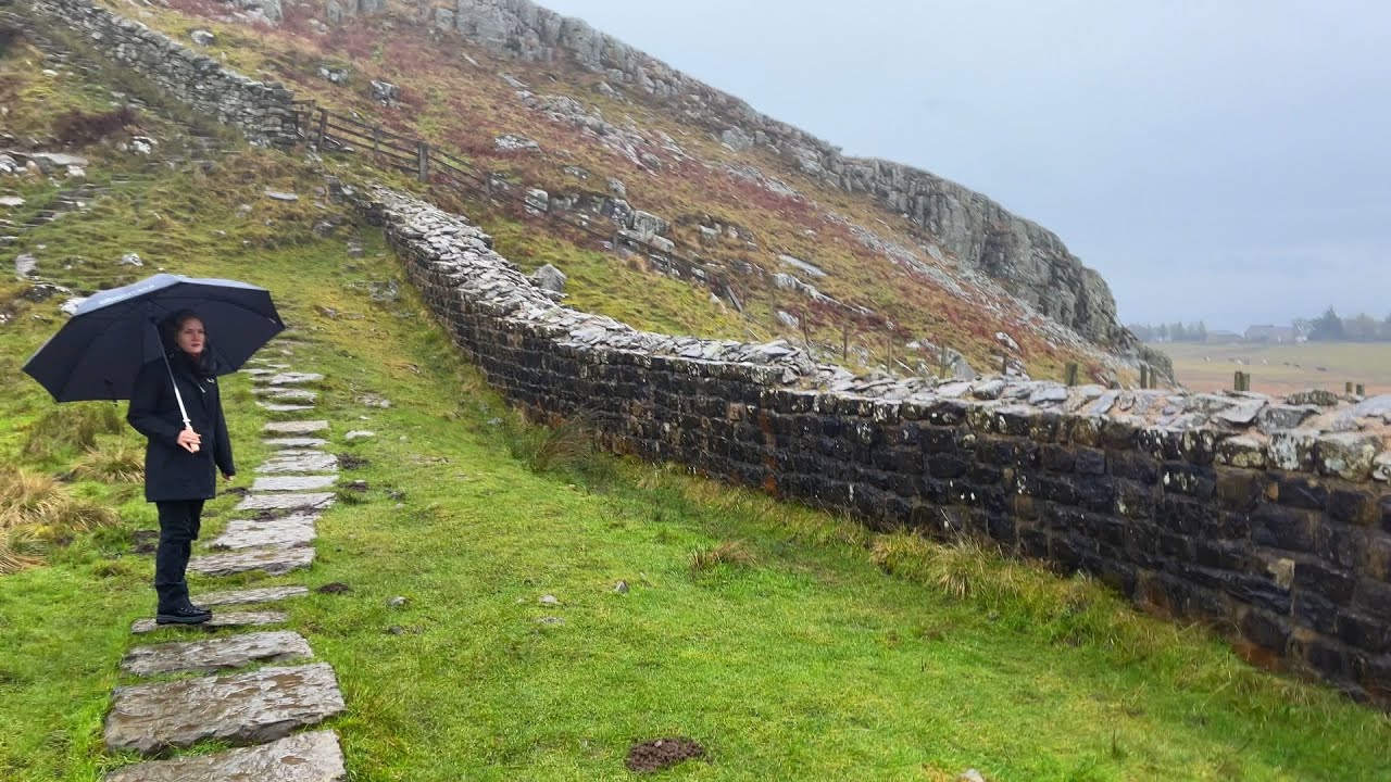 Magnificent Hadrian's Wall at Steel Rigg in Northumberland National Park | Trip to Scotland 2022