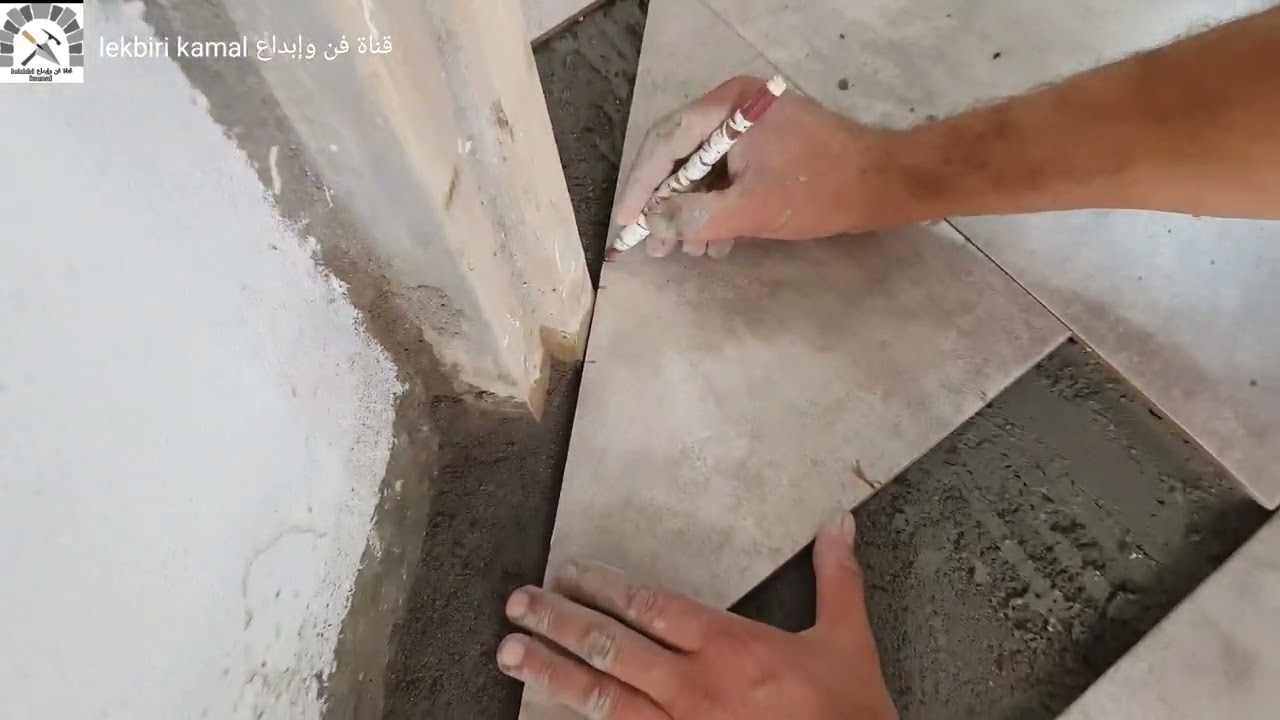 هذه طريقة ستجعلك محترفا في ترسيم جوانب وحواف عند الباب ▶️75
