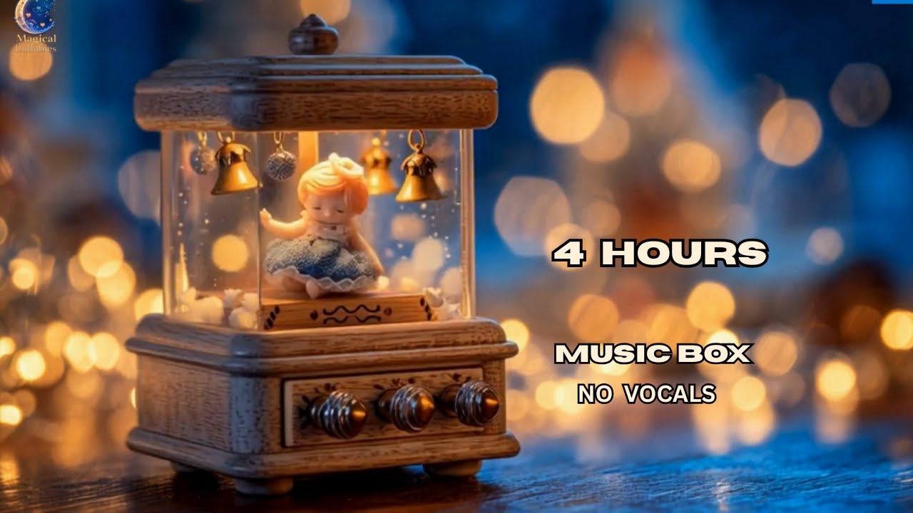 ✅ 4 Hours Baby Sleep Music (No Vocals) | Ultra‑Soft Ambient Sleep + Music Box | Deep Sleep