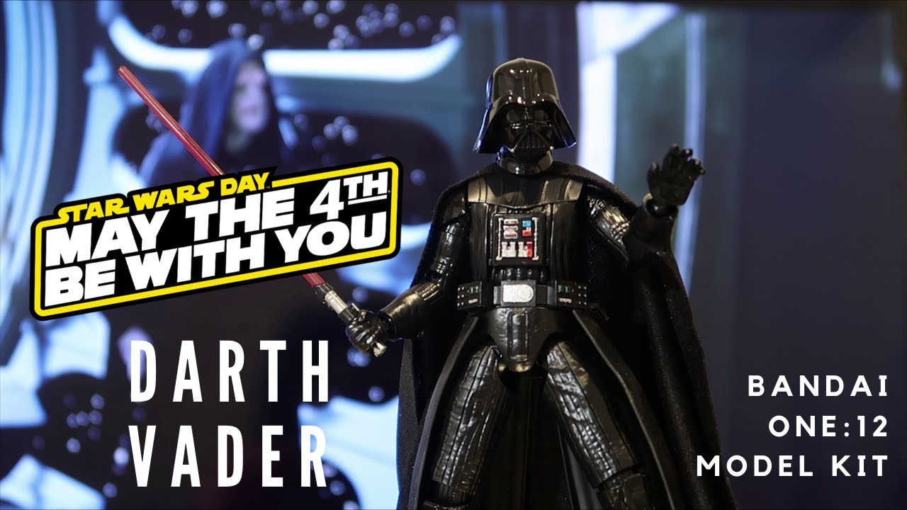 Darth Vader (Return of the Jedi) Bandai 1/12 Scale Plastic Model Kit | ASMR Build + Detail Painting