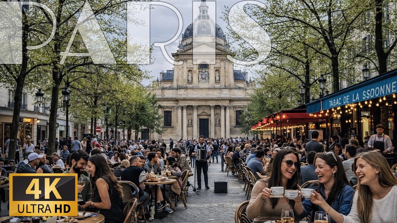 [🇫🇷Paris France 4K 120FPS Walking Tour]  Walk in Latin Quarter 31/March/2026