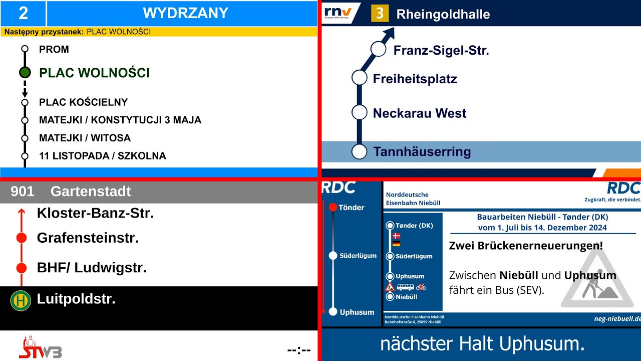 [Ansagenmix] Diverse automatische Haltestellenansagen 11