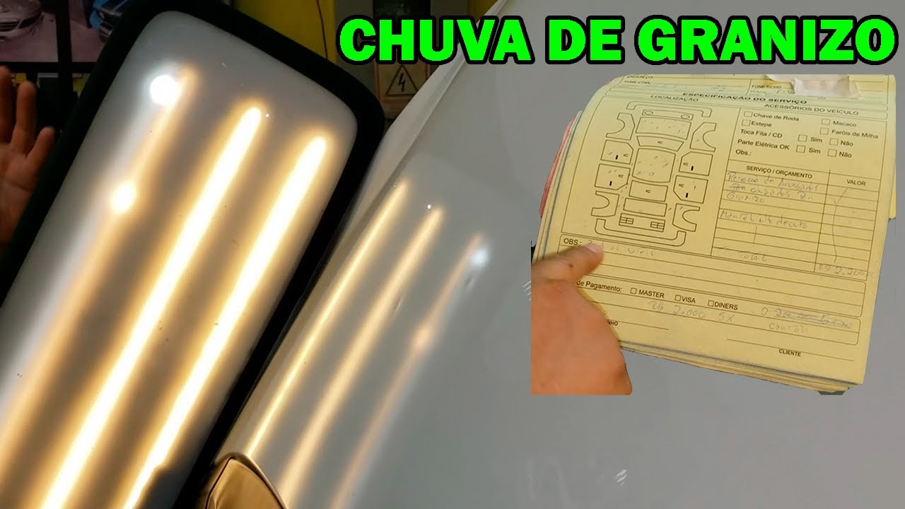 VALE APENA TRABALHAR COM MARTELINHO DE OURO EM CHUVA DE GRANIZO?