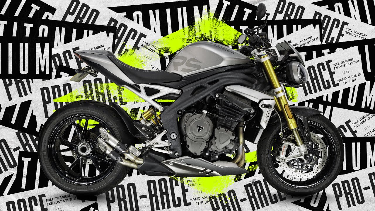 TRIUMPH SPEED TRIPLE 1200RS GP-S1 SLASH CUT Pro-Race Exhaust Systems