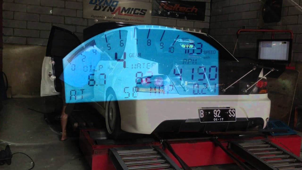 Dyno tuning Haltech PS1000 by GE Racing - Mitsubishi EVO 8
