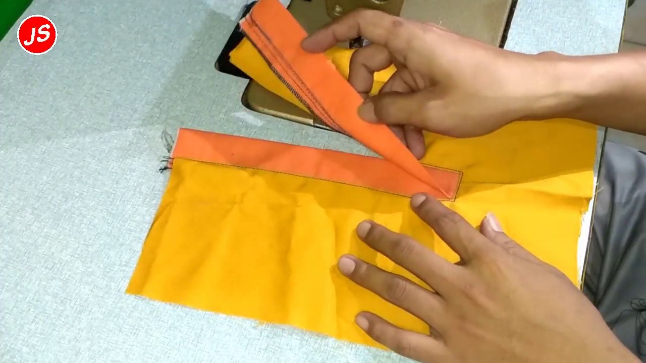 Menjahit Belahan Tempat Kancing Depan Pada Pakaian #2