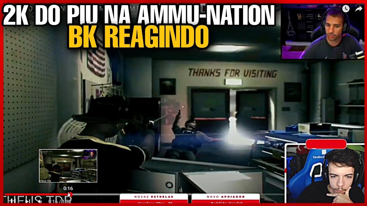 BK REAGINDO A OS 2K DO PIU NA AMMU-NATION &bull; FC BKINHO CLIPES