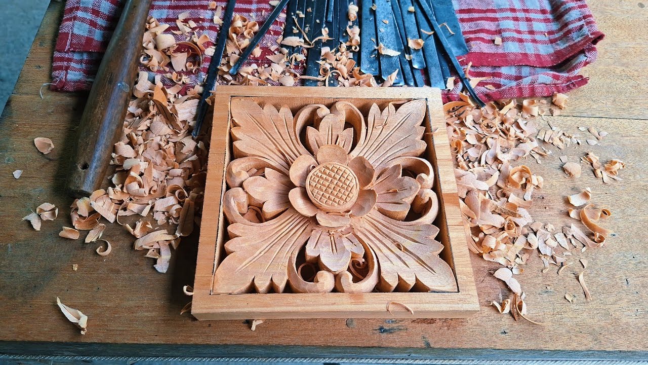 Beautiful wood carving || wood carving ideas || wood carving tutorial for beginners.