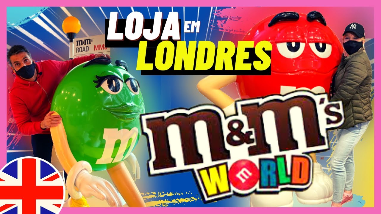 MAIOR LOJA DE DOCES M & M’S DO MUNDO !! Fica em LONDRES…