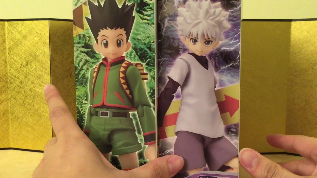 Figma Hunter X Hunter Gon Freecss & Killua Zoldyck Unboxing review & comparison