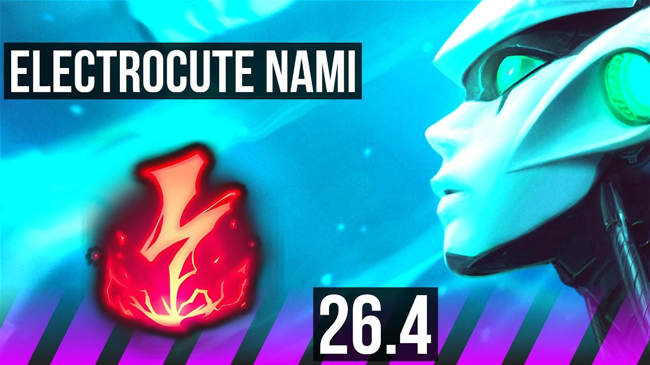 NAMI & Lucian vs SONA & Kog'Maw (SUP) | 35K damage, Electrocute | EUW Master | 26.4