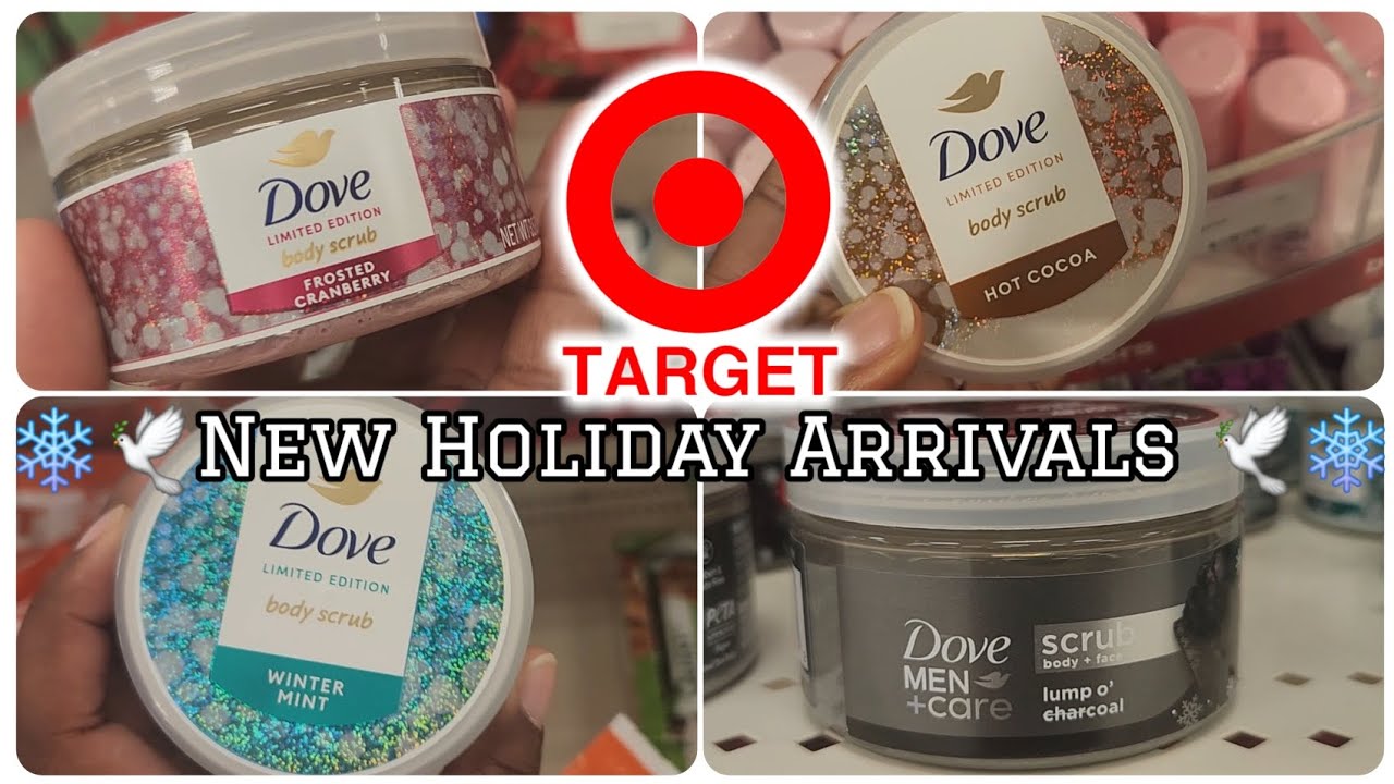 ✨️🕊 New 2024 Dove Holiday Body Scrubs + Walkthrough #Target #Shopping #review #gift #winter #today