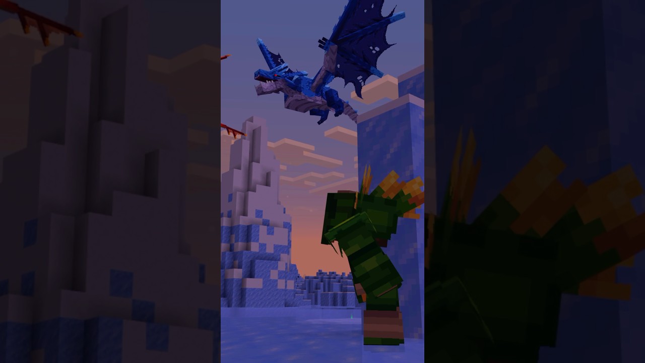 Is that a new Dragon?! TEASER for our upcoming Add-on Update! #minecraft #dragons #minecraftaddon