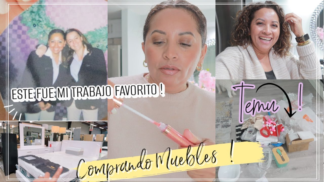 COMPRANDO MUEBLES 😍 AME TANTO ESTE TRABAJO |PEDIDO DE TEMU