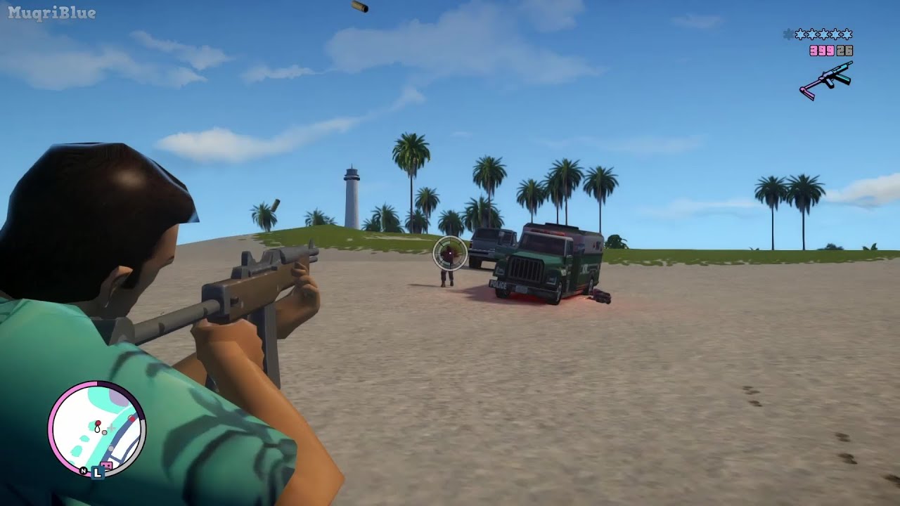 GTA Vice City Nextgen Edition - 6 Star Rampage (Ruger, Beginning, No Infinite Ammo Mod) [1080p60fps]