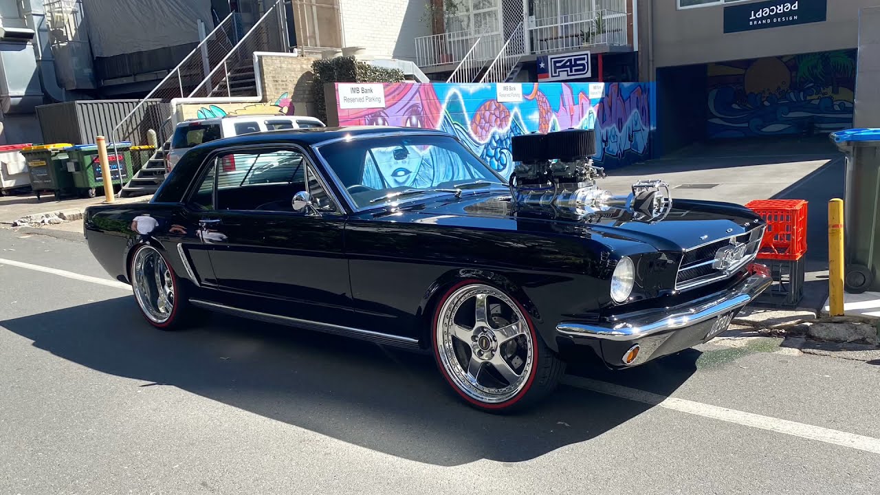 Supercharged Ford Mustang, sbf blown Mustang out on Easter-good friday 🏁 #Shorts