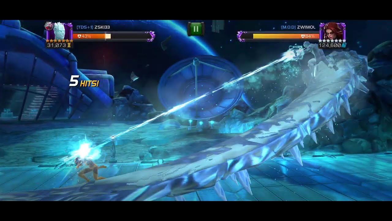 MCOC AW Season 60 - Node 45 (Rank 2 Ice-Man vs Dark Phoenix)...first fight