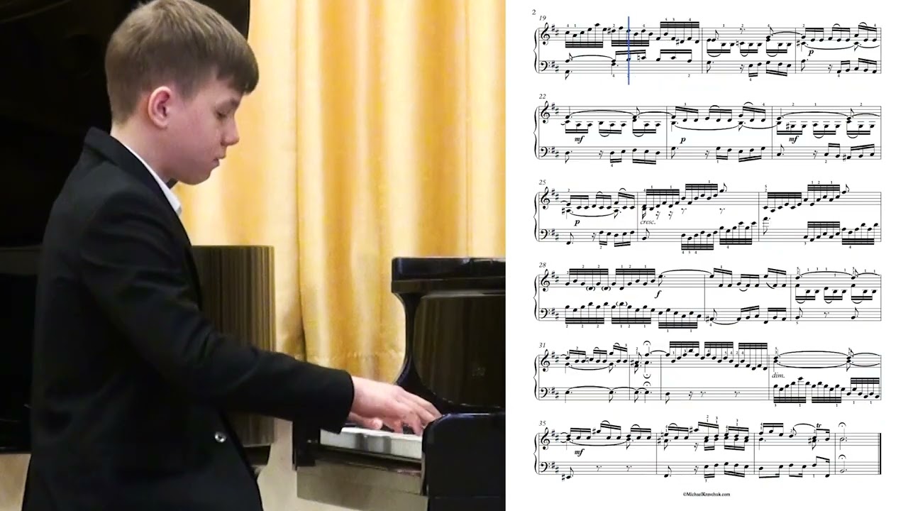 Bach - Sinfonia No.15 in B minor | Adam Balogh