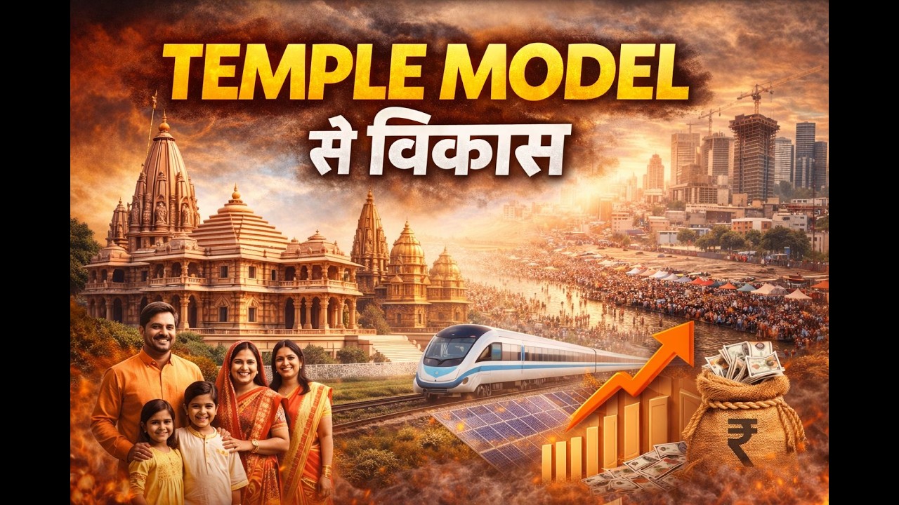 Temple Economy Model | योगी सरकार से मजबूत यूपी की अर्थव्यवस्था | Ayodhya Kashi Impact