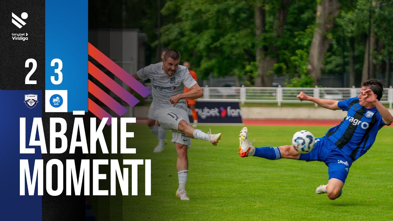 25. kārta: FK Grobiņa 2:3 FC RFS (Labākie momenti)