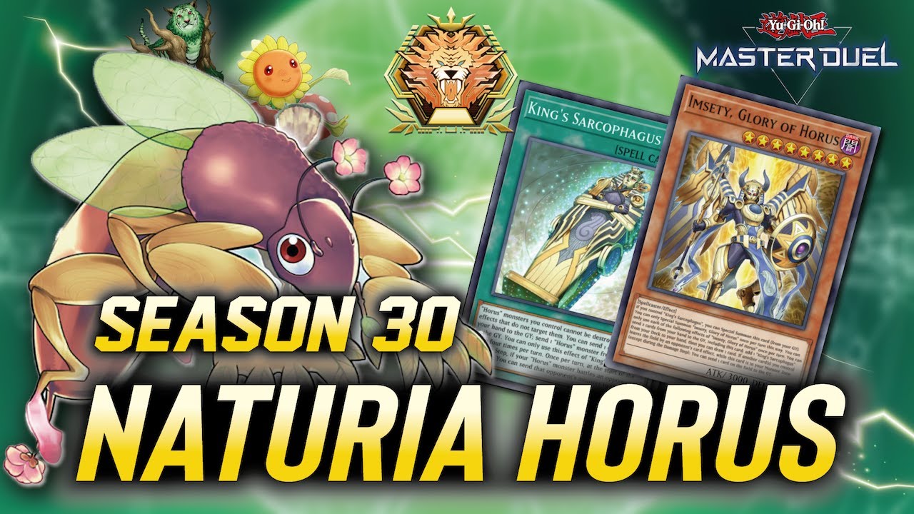 Naturia Horus Deck | Season 30 | Master Rank Game Play | Master Duel 2024