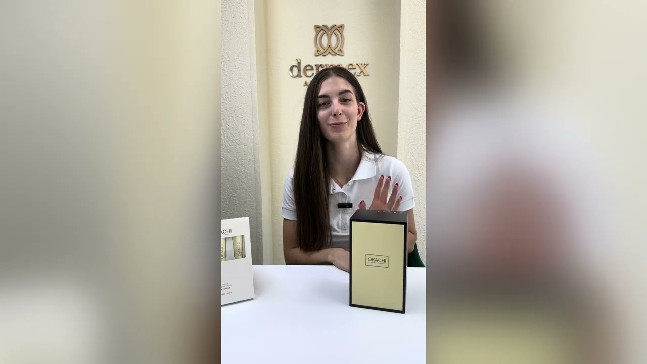 Мікрострумовий масажер для обличчя Okachi з технологією RF + EMS для ліфтингу шкіри Rose