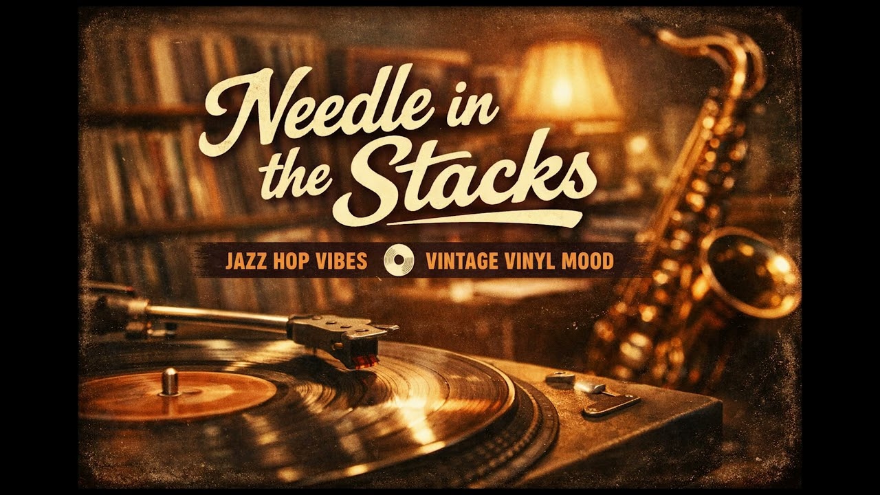 Needle in the Stacks – Nostalgic Jazz Hop Beat | Vintage Vinyl Vibes & Mellow Sax