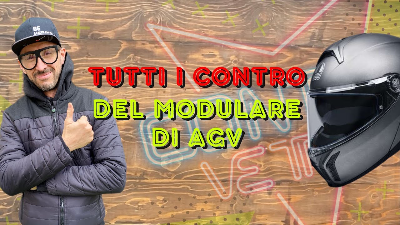 Tutti i contro del modulare AGV Tourmodular recensito al Contro Vettor