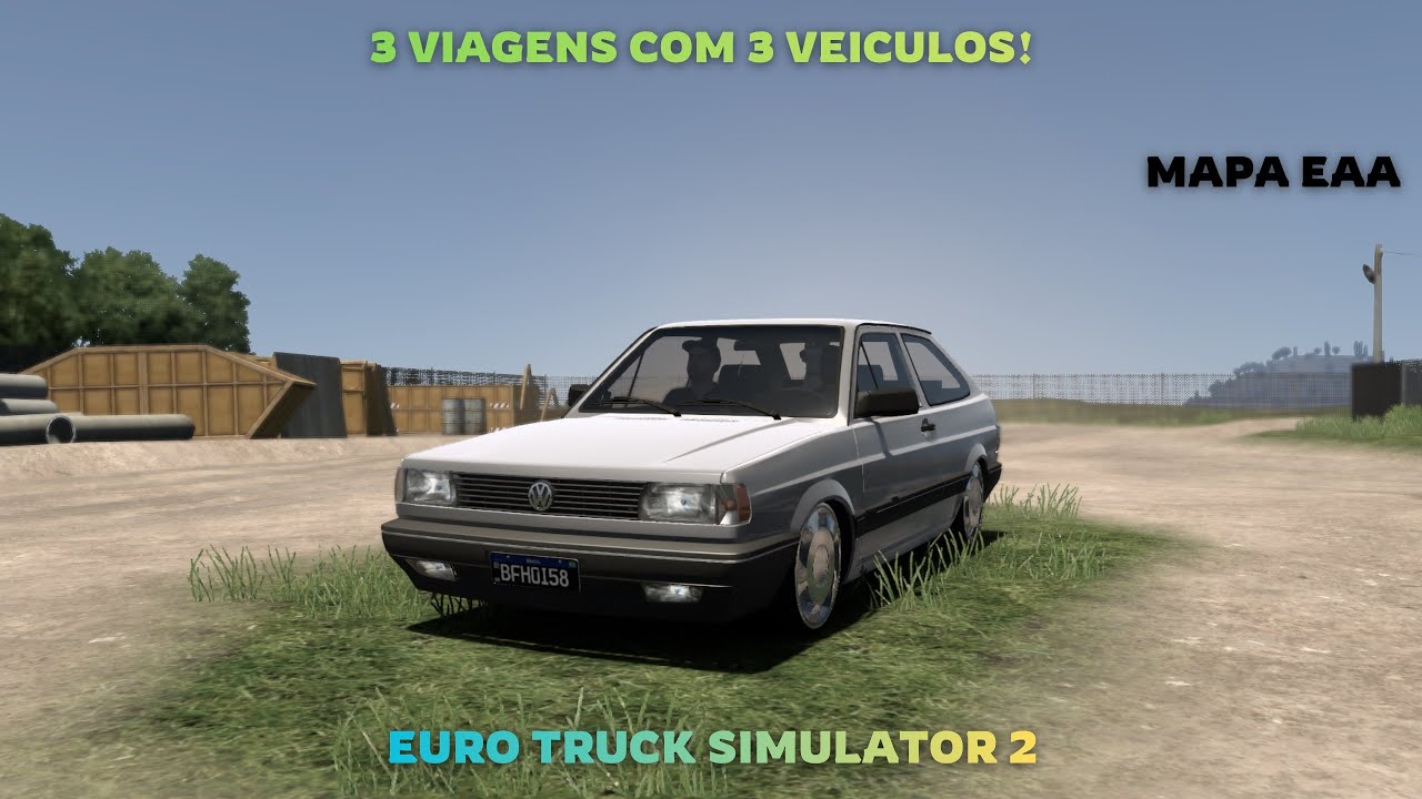 Fiz 3 Viagens e 3 Veiculos! - Mapa EAA - Euro Truck 2 1.57