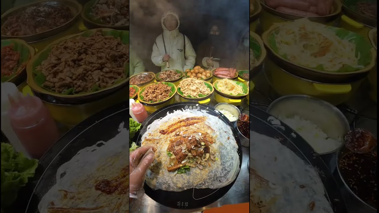 Live broadcast of street food specialties and fruit delicacies