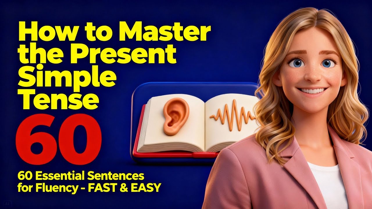 How to MASTER the PRESENT SIMPLE TENSE: Speak Out with 60 Useful Sentences