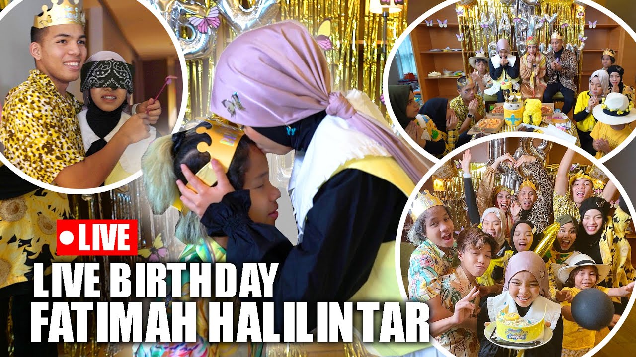 EXCLUSIVE LIVE SURPRISE ULTAH FATIMAH HALILINTAR *TERGEMOYYY*