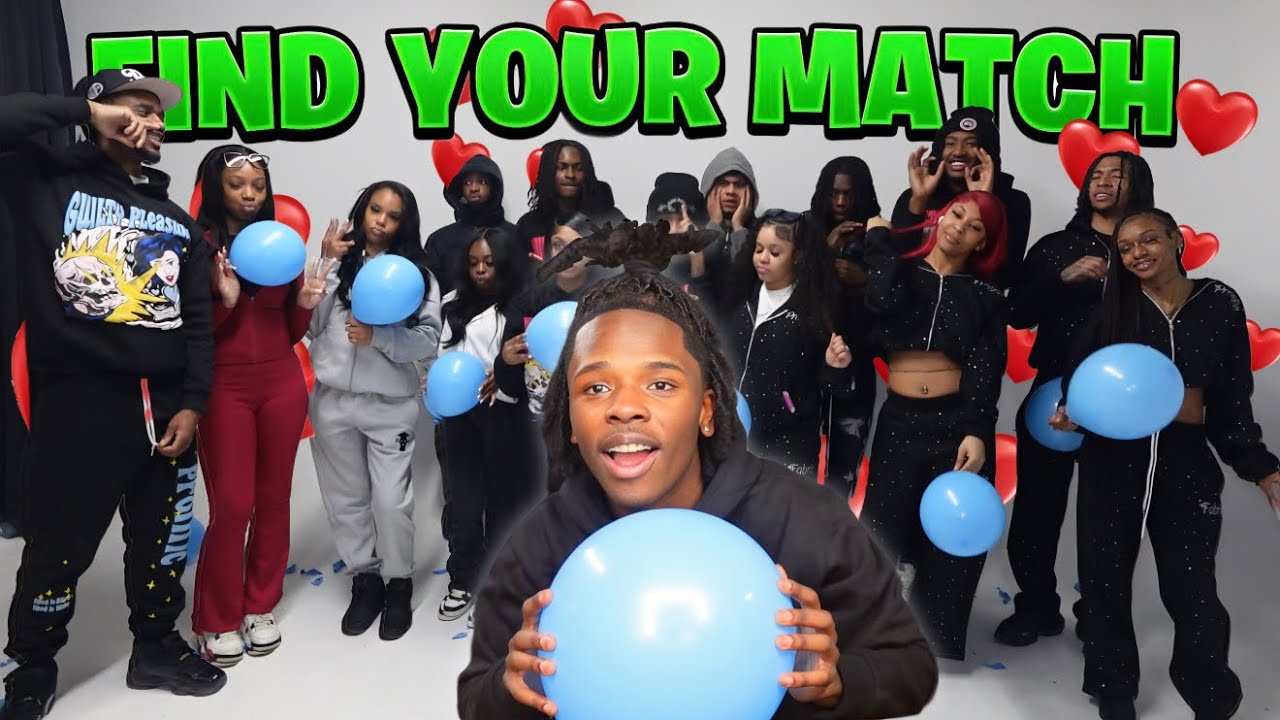 20 GIRLS VS 20 GUYS: POP THE BALLOON TO FIND YOUR MATCH!