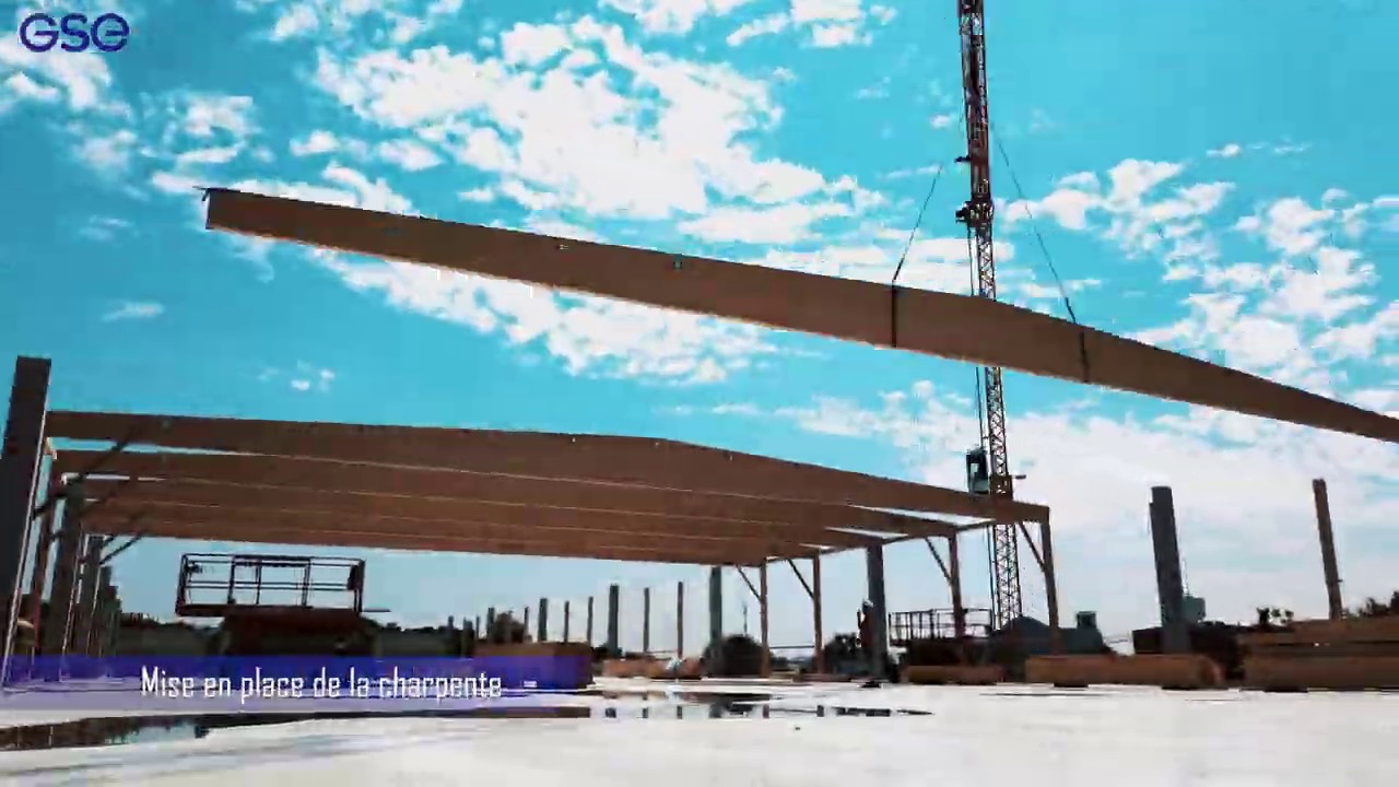 Construction du nouveau centre de loisirs pour Urban Village à Saint Sébastien sur Loire