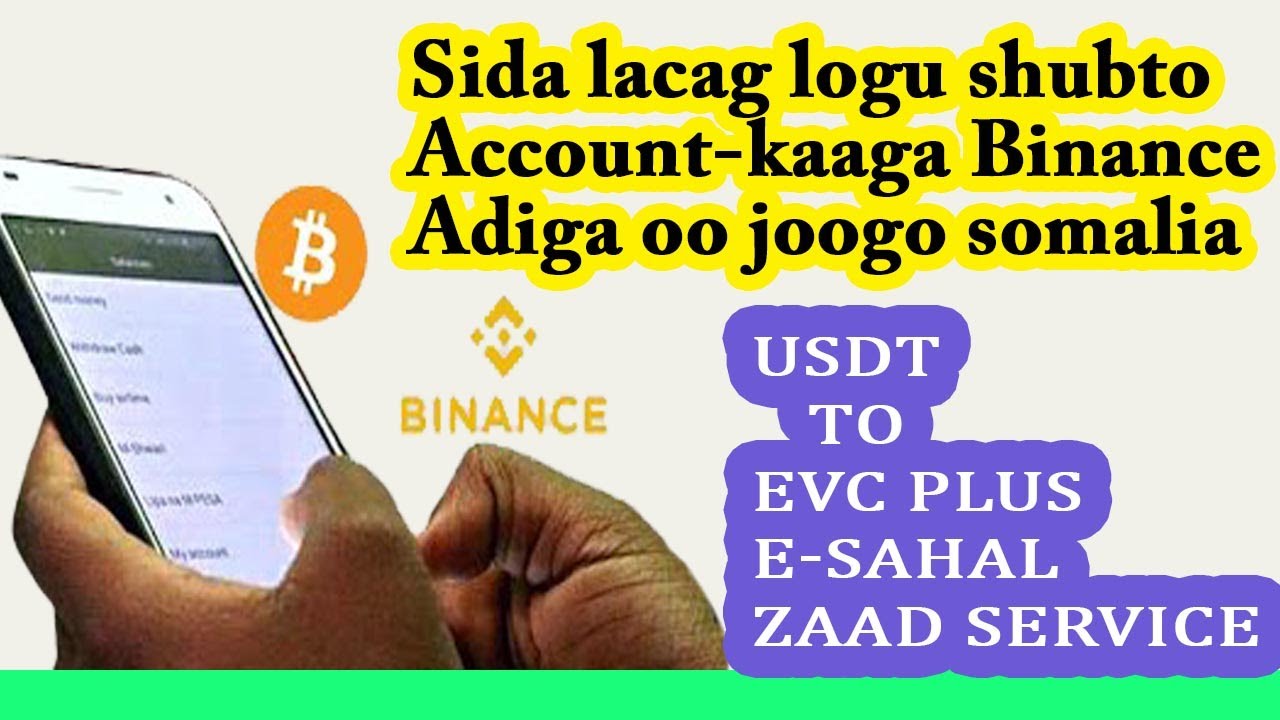Qaab fudud ugu shuban karto Account-kaga Binanace Lacag Cryptocurrency  adiga oo joogo somalia
