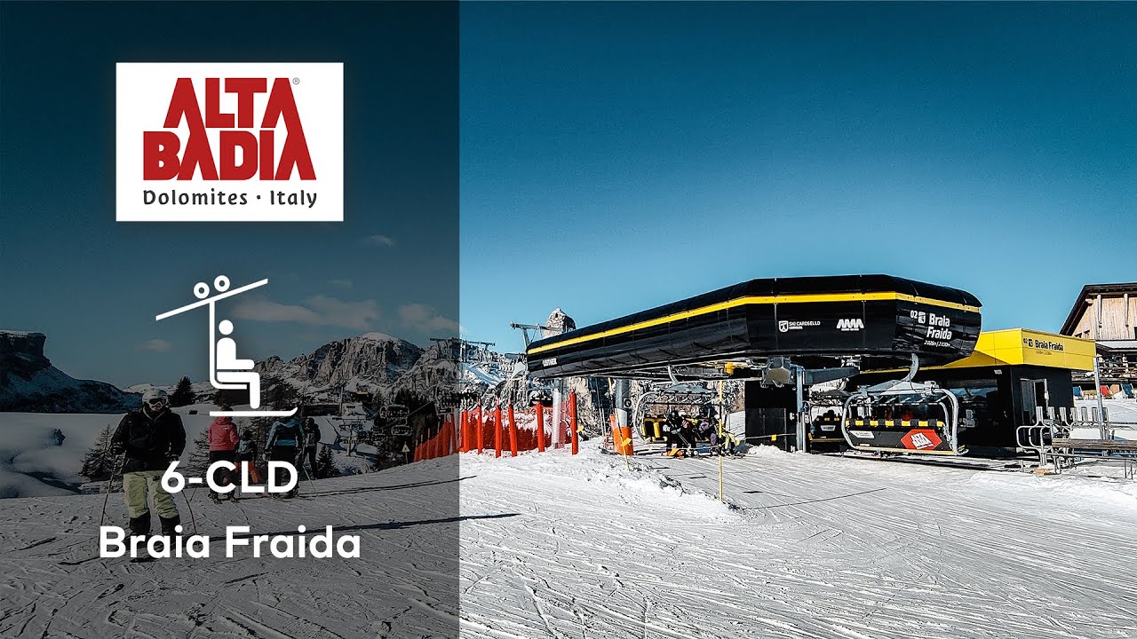6-CLD Braia Fraida | Corvara | Alta Badia | GoPro Timelapse 4K with GPS Data (NEW 2024-2025)