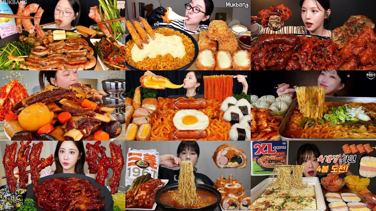 BEST MUKBANG ASMR Delicious Food Collection