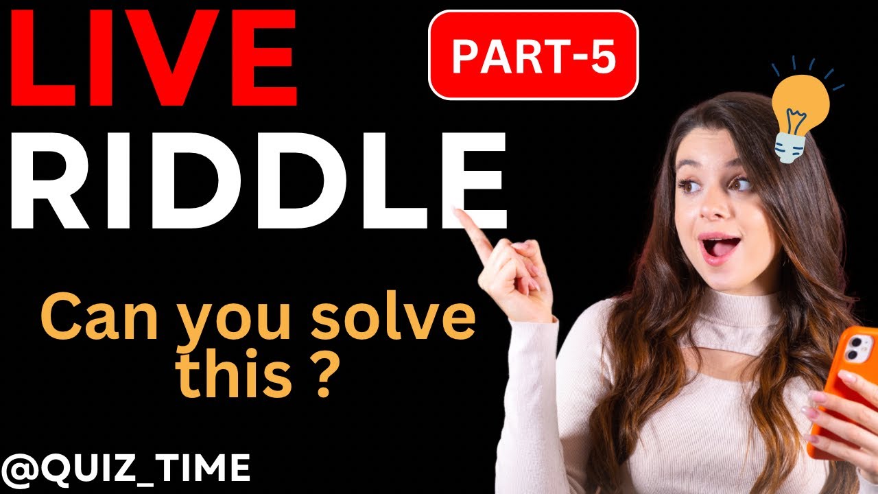 Live Riddle Time! 🧠❓ Can You Solve It?
