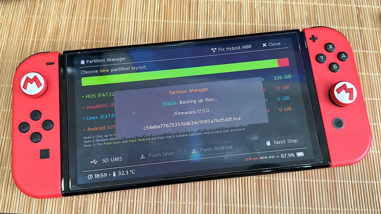 Hướng dẫn khắc phục Nintendo Switch bị lỗi thẻ nhớ, thay thẻ nhớ cho Switch Hắc ám, Firmware 17.0.0