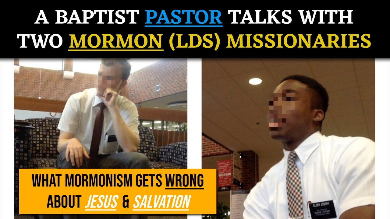 Баптистский пастор беседует с двумя мормонскими миссионерами (СПД)