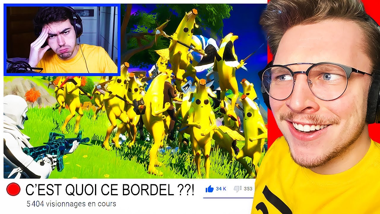 I STREAMHACKED Theo with an ARMY OF BANANAS! (Prank)