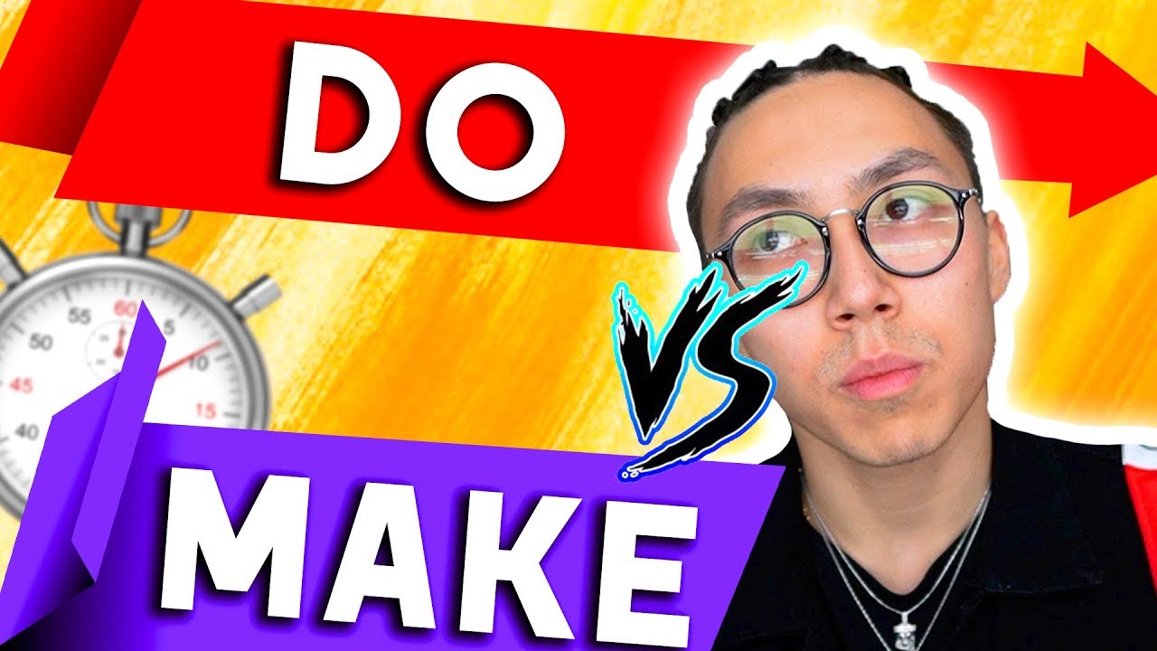 РАЗНИЦА МЕЖДУ DO & MAKE МЕНЬШЕ ЧЕМ ЗА 10 МИНУТ *английский быстро*