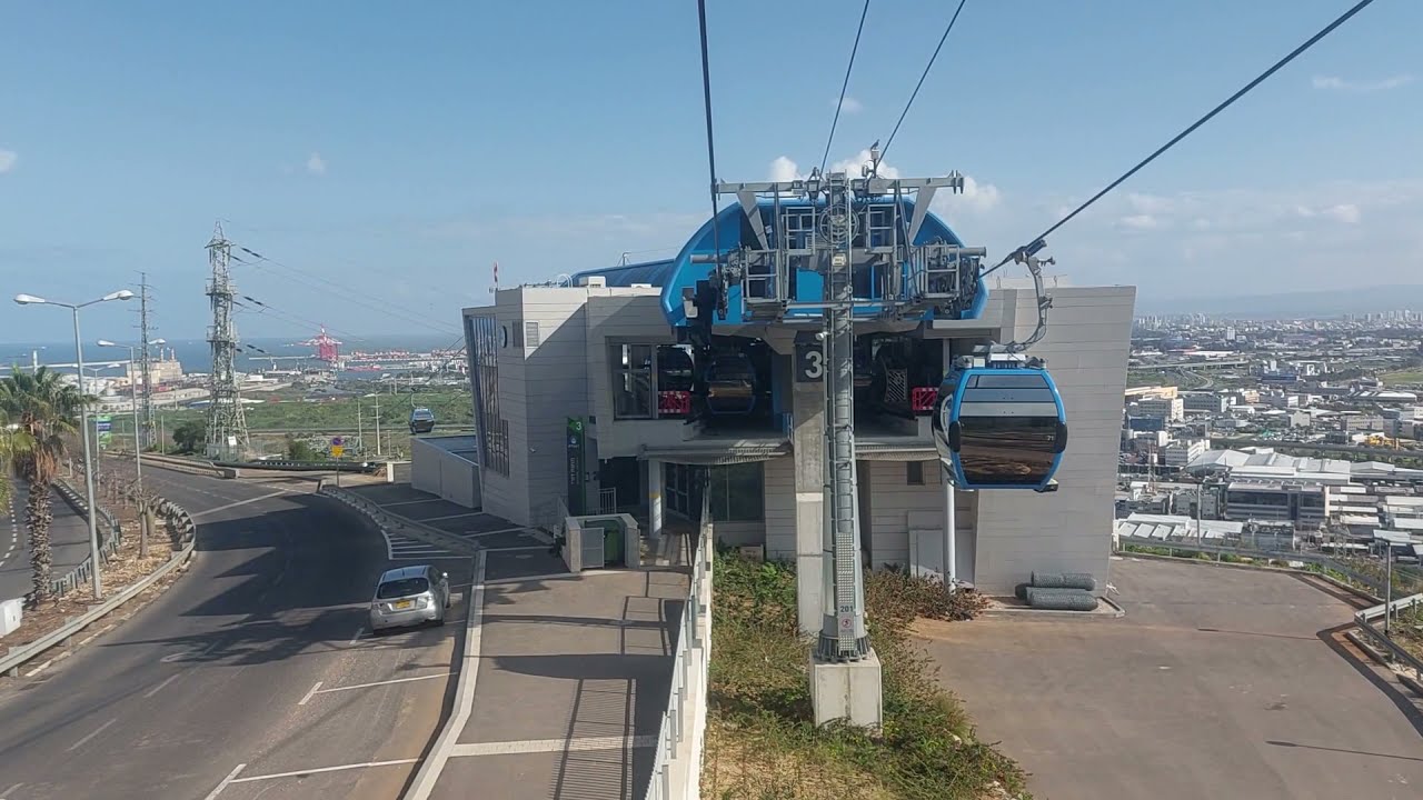 New Cable Car Haifa Israel             הרכבלית החדשה חיפה