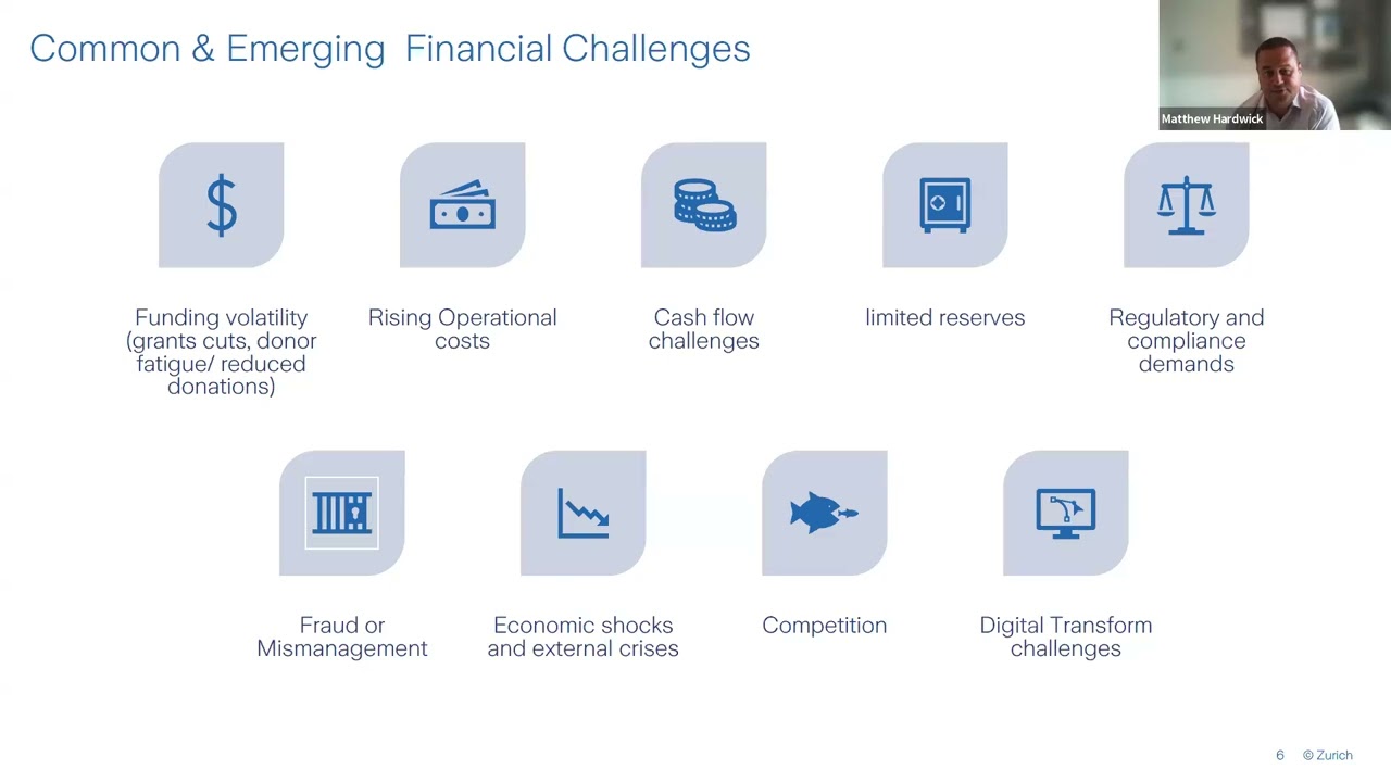 NCVO/Zurich webinar: navigating financial risk with confidence