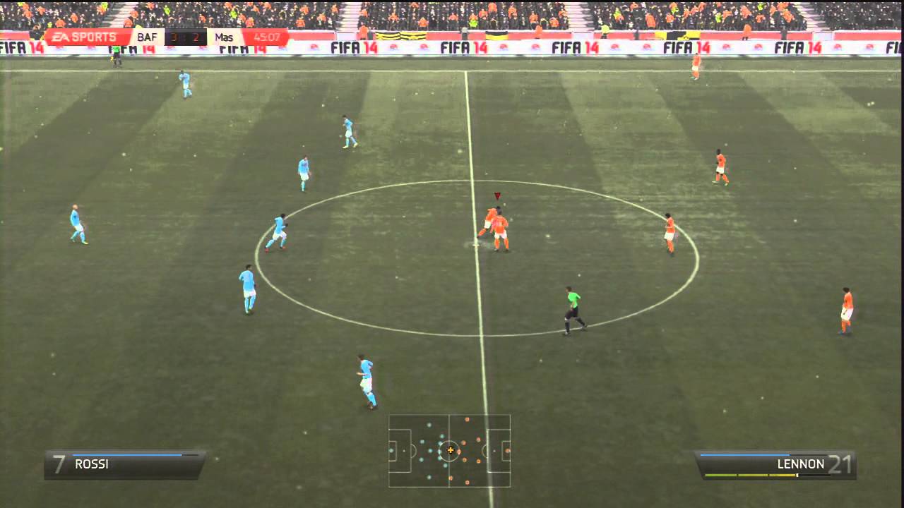 FIFA 14 Tutorial - Full Match: Tactics and Game Sense.