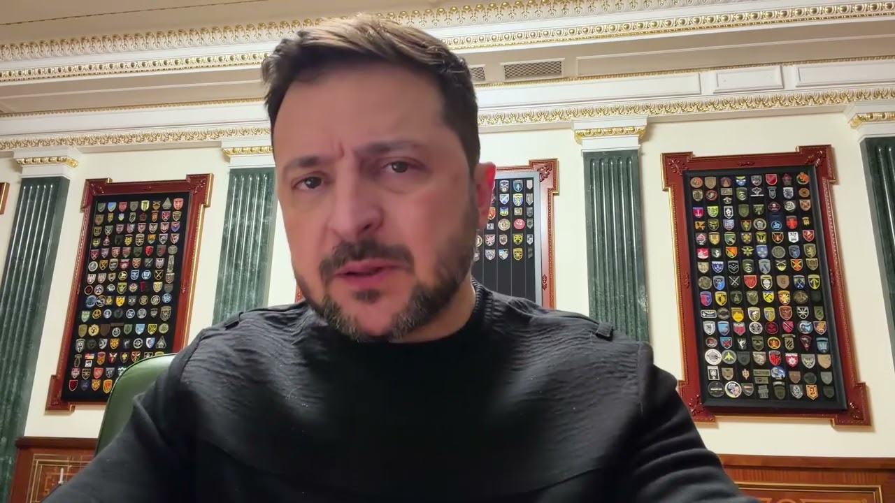 Звернення Володимира Зеленського наприкінці 1442-го дня війни