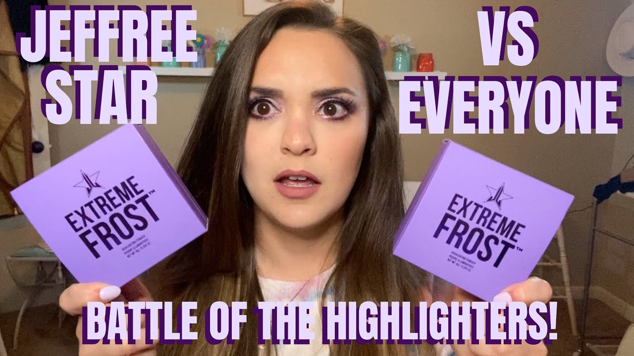 EXTREME FROST! Jeffree Star Cosmetics vs Everyone: An Epic Highlighter Battle