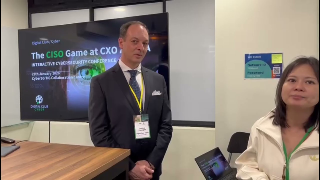 The CISO Game - Flash Interview - Doris Tan - TIG (Singapore - 29.01.2026)
