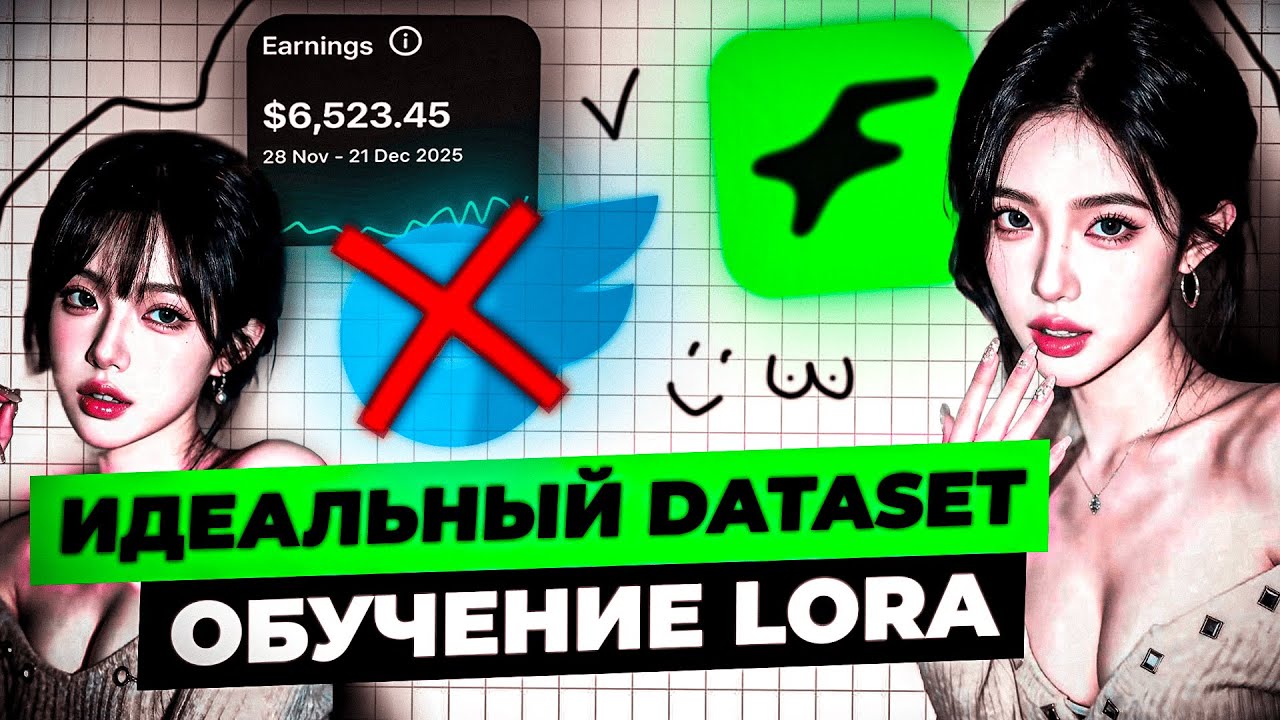 ПОЛНЫЙ ГАЙД по Созданию ИИ Модели с Нуля | ДАТАСЕТ + ЛОРА